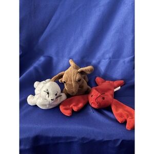 Ty Beanie Babies Vintage Lot Of 3 Without Tags‎ 1993 & 1995